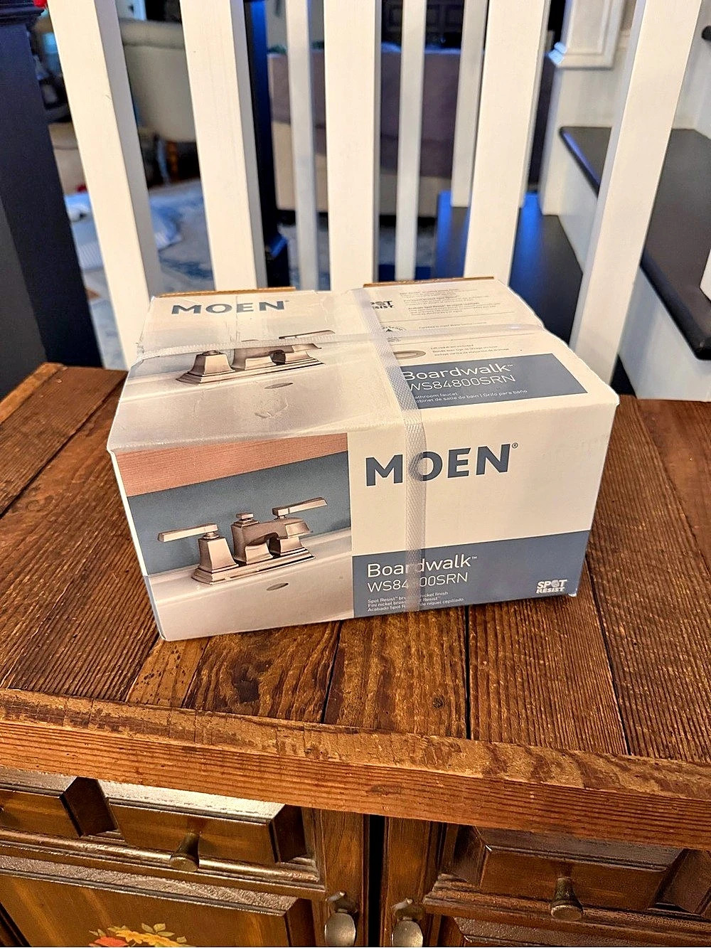 NEW MOEN Boardwalk Bathroom Faucet Brushed Nickel